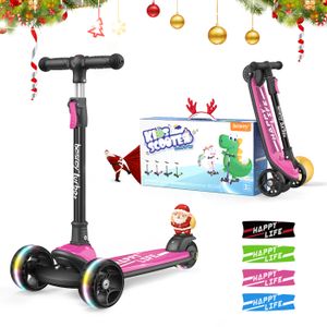 Besrey Trottinette Enfant Hauteur Reglable Safe Swing Scooter 3 Roues Super Flash Led Pour 3 8 Ans Cool Noir Cdiscount Jeux Jouets