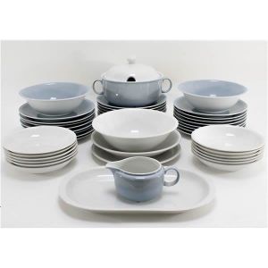 faïence 1 set, 12-te Creatable 14397 Service de table organic Oslo pour 6 personnes