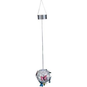 LAMPION Suspension papillon étanche pour jardin - Lampe de jardin - Boule lanterne - Ornement extérieur