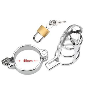 Ceinture De Chasteté électrique - Cage Avec Anneau De Pénis - 4 Tailles - Neuf - Matière Plastique