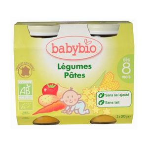 LÉGUMES CUISINÉS Petit Pot Bébé Bonne Nuit Légumes Pâtes - Babybio - Bio - Dès 8 mois