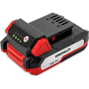 ALIMENTATION DE JARDIN Batterie au lithium 20V 4.0Ah pour outils de jardin et bricolage - Greencut BT204L