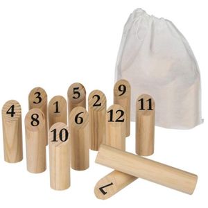 JEU DE QUILLE Jeu de quilles nordiques en bois - JJA - 12 quille