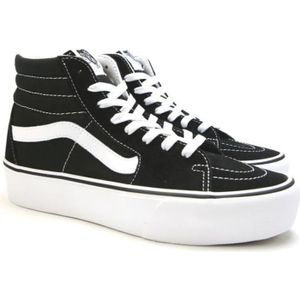 vans montant noir femme