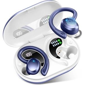 OREILLETTE BLUETOOTH Ecouteurs Bluetooth Sans Fil Sports, Oreillette Bl