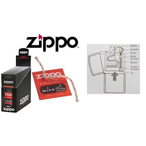 Pack changement mise à neuf - mêche + pierre pour briquet essence ZIPPO -  Briquets, Zippos ..etc (9084006)