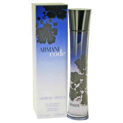 Giorgio armani code pour femme sale eau de parfum spray 75ml