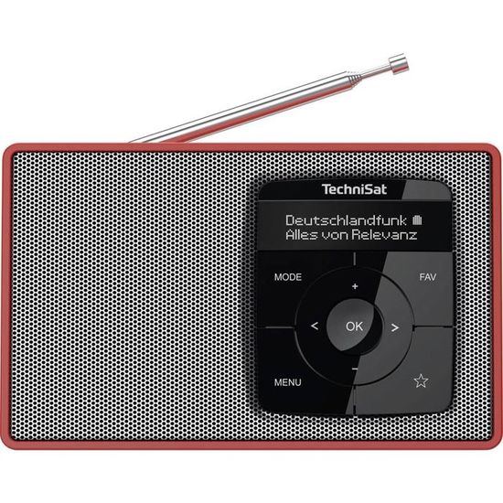 Radio-réveil TechniSat TECHNIRADIO 50 - DAB+/FM, Grand écran LCD, Double Alarme, Prise Casque, Compact - 9