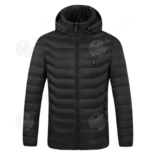 Gilet Chauffant Homme - 9 Zones Chauffantes USB - Sans Manches - Pour Randonnée, Moto, Travail Extérieur