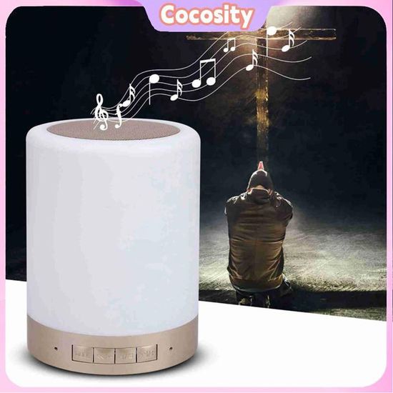 Lampe Coranique LED Bluetooth Avec Horloge Et Télécommande – Ambiance Lumineuse Multicolore