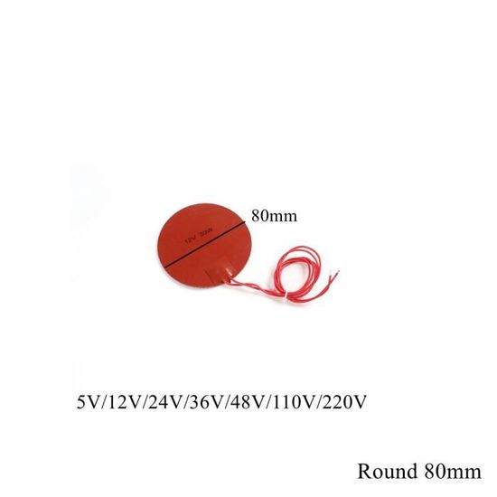 Coussin Chauffant Silicone 150W 220V - Plaque Chauffante Anti-Condensation -60°C à 250°C, 4,7 X 7,3 Pouces