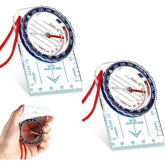 Sun Copany Proap Boussole ultra légère avec échelle de déclinaison – Plaque de base précise