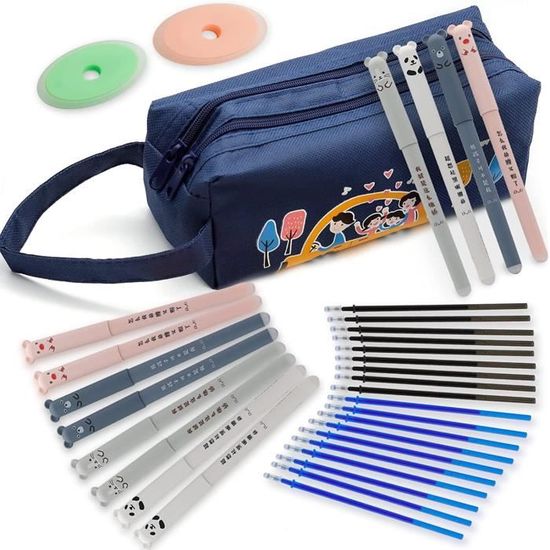 100 Recharges De Stylo Textile Effaçable à Chaud – Bleu, Pour Marquage Temporaire Sur Tissu (coton, Lin, Soie)