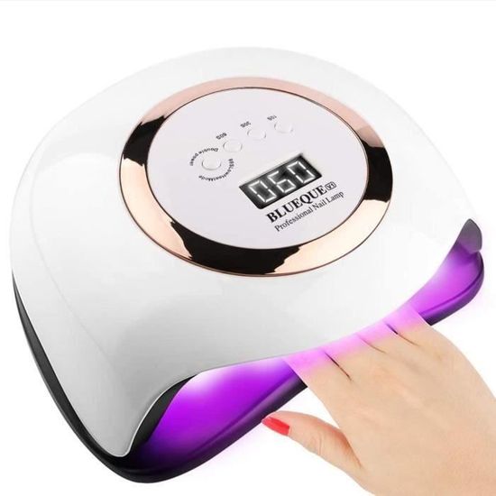 Lampe LED Pro Manucure - Sèche Vernis Semi-permanent Et Gel - 100% LEDs, 30 000 Heures - Marque Marinho Paris