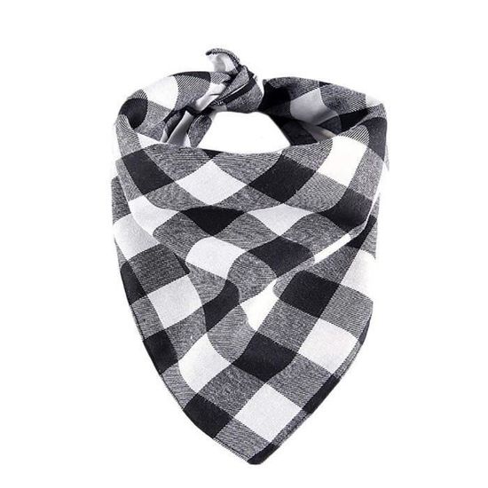 Bandanas Pour Chien Wilcractk - Lot De 2 Foulards à Carreaux Rouge Et Jaune - Taille Universelle Pour Petits Chiens Et Chats - 7