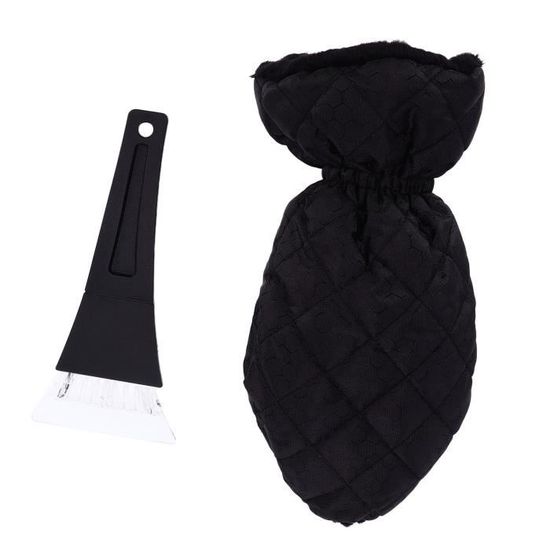Raclette Pare Brise Grattoir à Glace MICHELIN Avec Gant - Noir