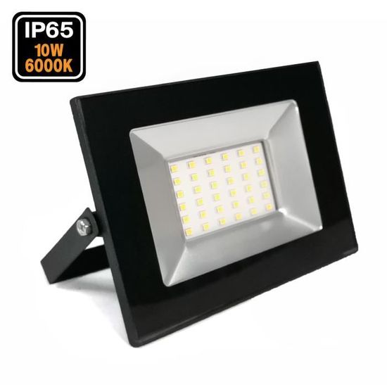 Europalamp Proiettore LED 20W 6500K Bianco Freddo - Illuminazione Potente Per Esterni, IP65, Impermeabile