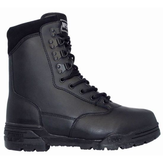 Chaussures Magnum classique CITY GUARD Homme Cuir Noire Noire Cdiscount Pret a Porter