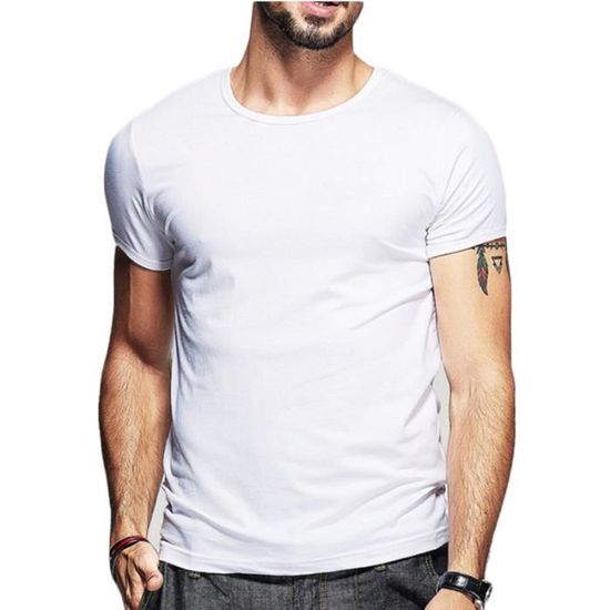 Tee shirt homme simple hot sale