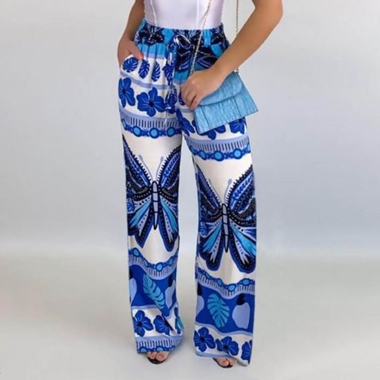Pantalon Femme Taille Haute – Coupe Wide Leg Décontractée | Confortable Et Respirant | Style Quotidien élégant