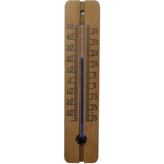 Thermomètre à alcool - bois