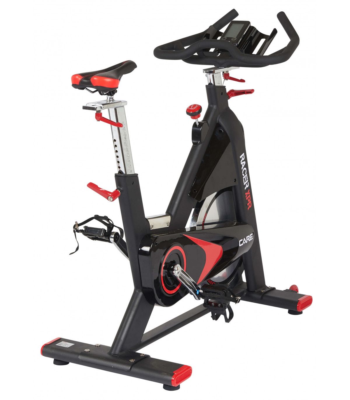 Vélo de biking - CARE - Racer XPR - Résistance mécanique - Masse d'inertie 22 kg - Compteur LCD