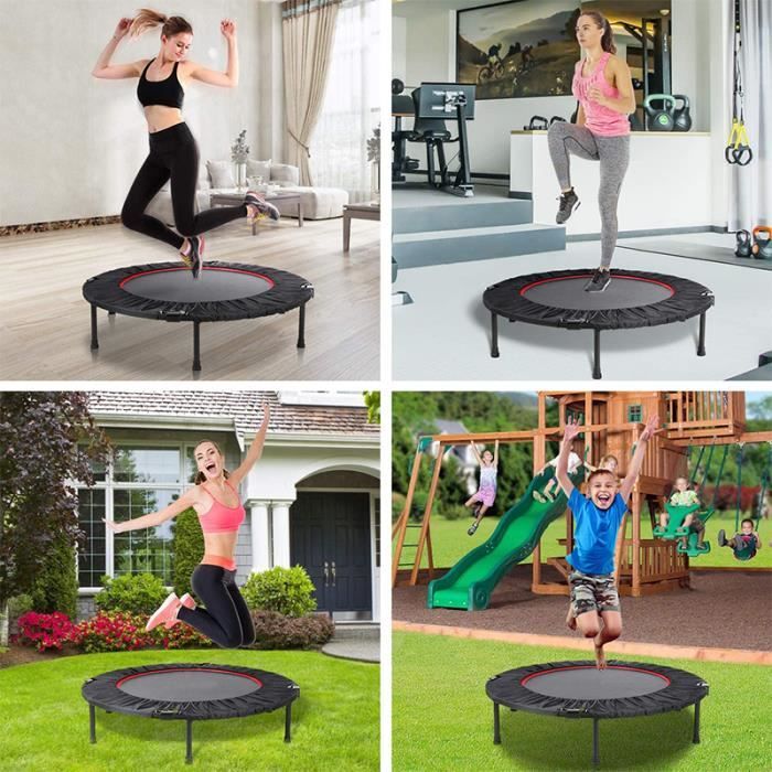 GMM® Trampoline Fitness, Exterieur ø102cm, Hauteur de pieds 25cm, Charge Max 150kg