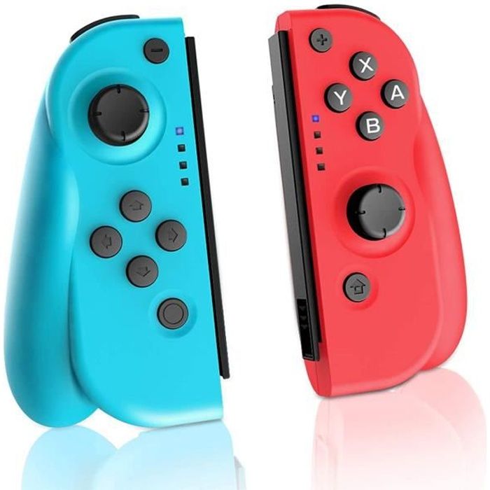 Manette sans Fil pour Nintendo Switch, Paire de 2 manettes de Remplacement Joy Con Gauche Droite Manette de Jeu sans Fil Bluetooth.