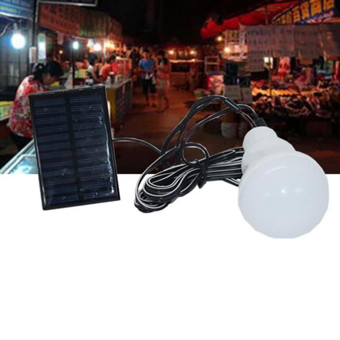 RE5310 Lampe solaire alimenté Portable Led ampoule lumière solaire Led éclairage panneau solaire Camp tente nuit pêche lumière ext