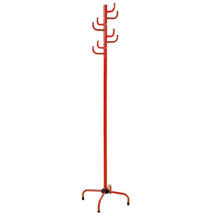 Porte-manteau stand rouge