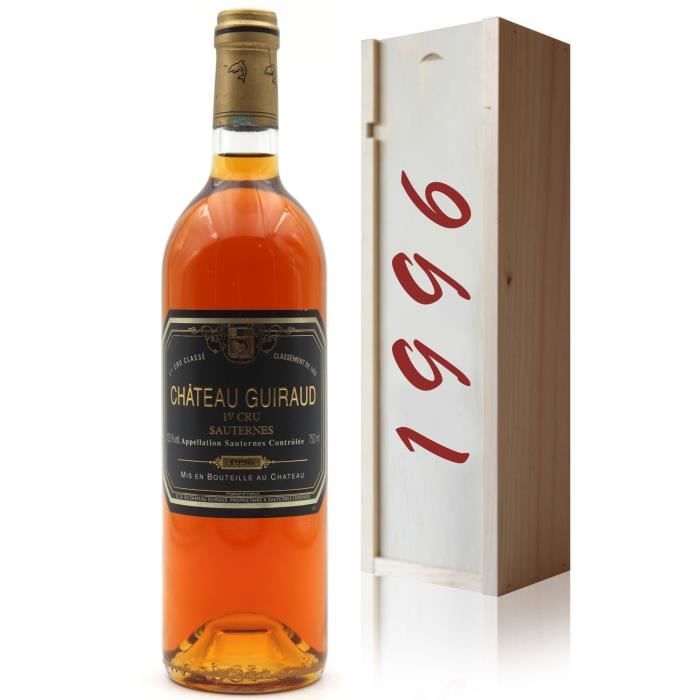 Coffret Château Guiraud 1996 Blanc 75cl AOC Sauternes