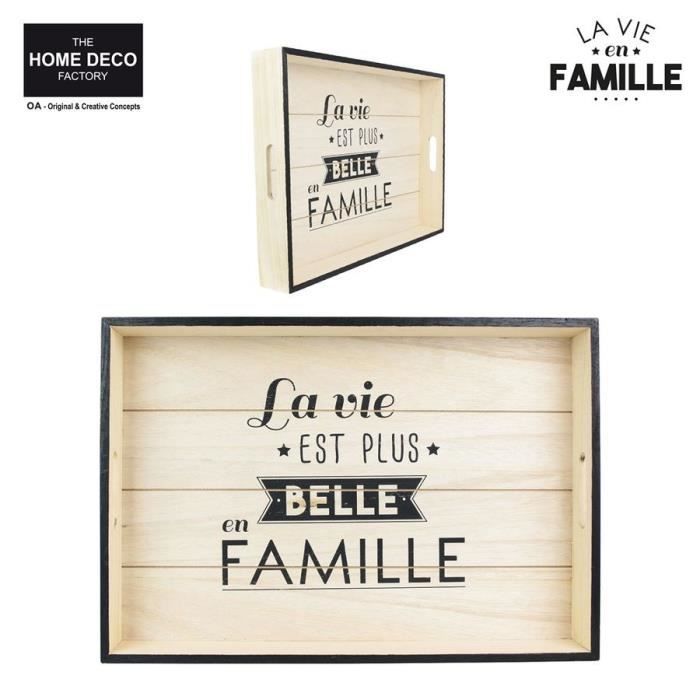 THE HOME DECO FACTORY Plateau de service M8