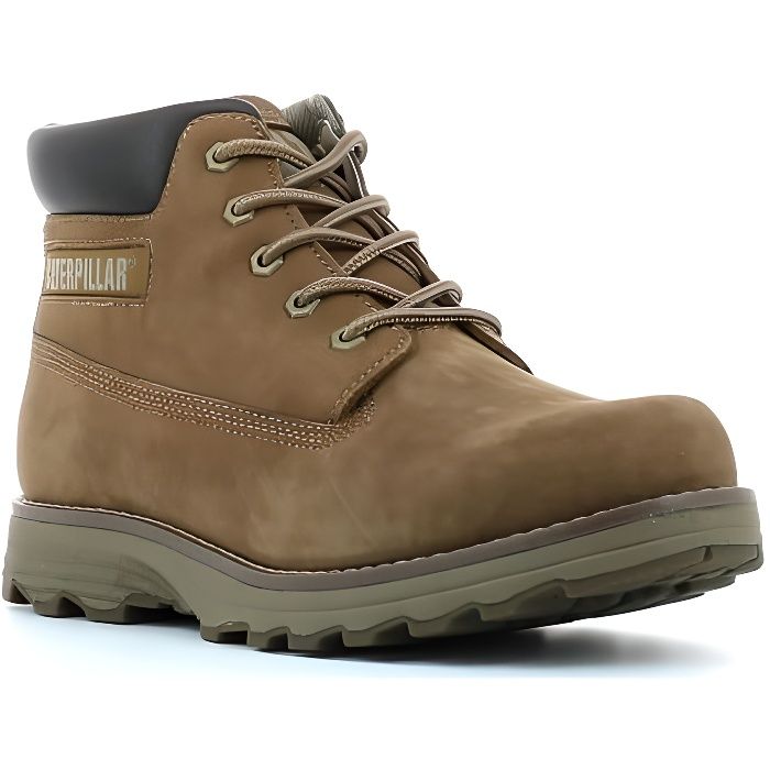 Caterpillar Bottillon Cuir Homme Marron