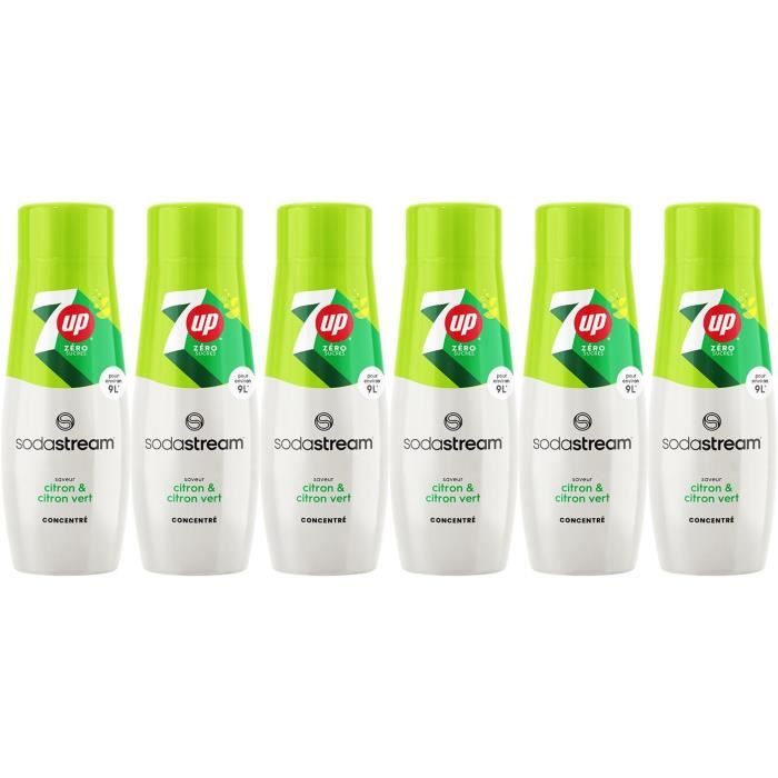 SODASTREAM Concentré 7UP FREE 440ml Lot de 6