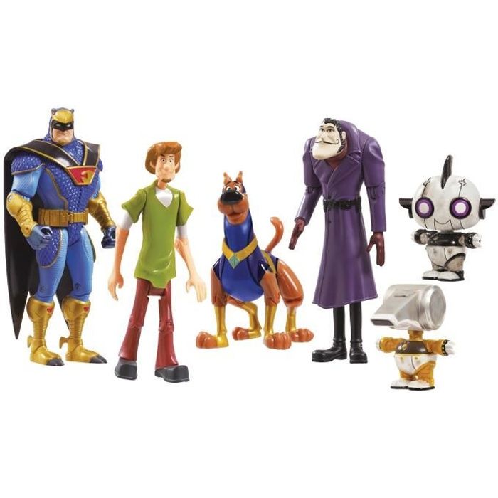 Scooby Doo - Pack de 6 figurines articulées - modèle aléatoire