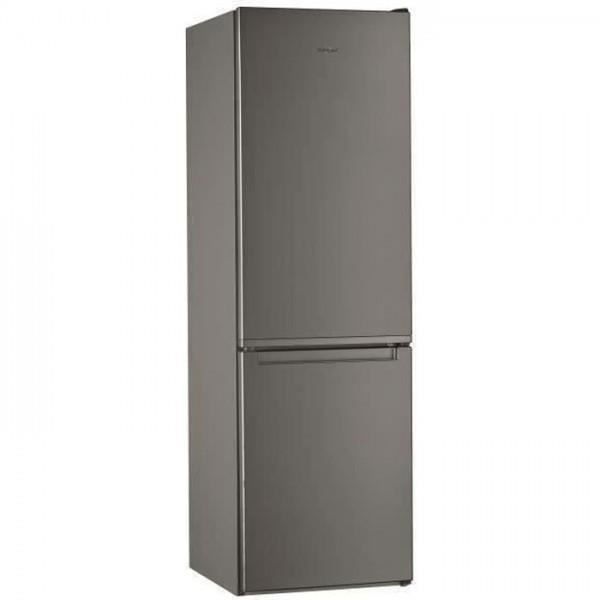 Refrigerateur - Frigo WHIRLPOOL W5811EOX1 - 339 L (228 + 111) - Froid statique - Posable - 59,5 x 188,8 cm - Inox 192,000000 Gris