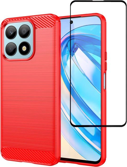 RonRun Coque Honor X8 4G, Antichoc Housse, 360 Degrés Protection Intégrale Étui Robuste Bumper Transparent Housse Pour Honor X8 4G - Violet Clair