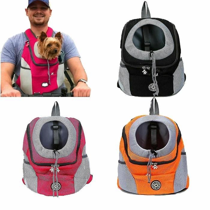 Meilleurs prix pour Sac à dos de voyage en maille pour chien et chiot, sac à bandoulière portable à l'avant, rose, petit S : largeur 30 cm, hauteur