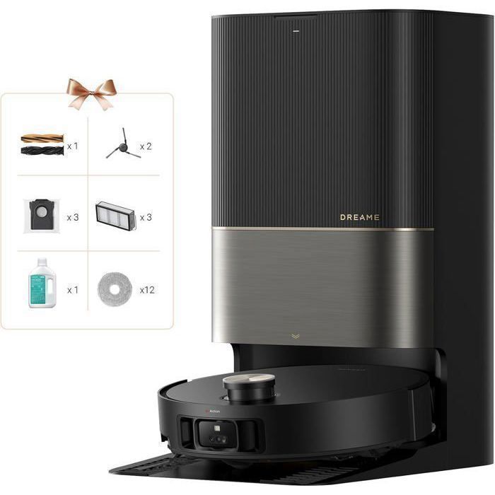 Aspirateur Robot Laveur - DREAME X50 Ultra Complete Robot Aspirateur avec Station 20KPa évitement dobstacles par IA Nior - Dreame