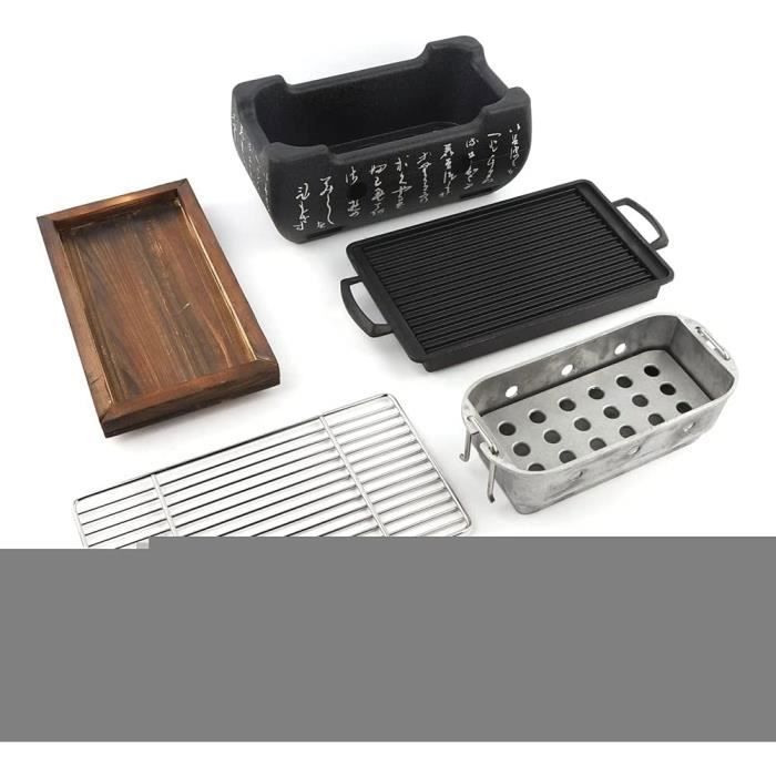 Grille De Barbecue - Barbecue Domestique - Charbon De Bois - Portable