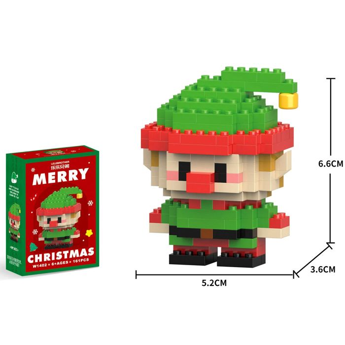 VITATA Jouet de Construction Noël Mini Blocs–Père Noël, Sapin, Rennes ...