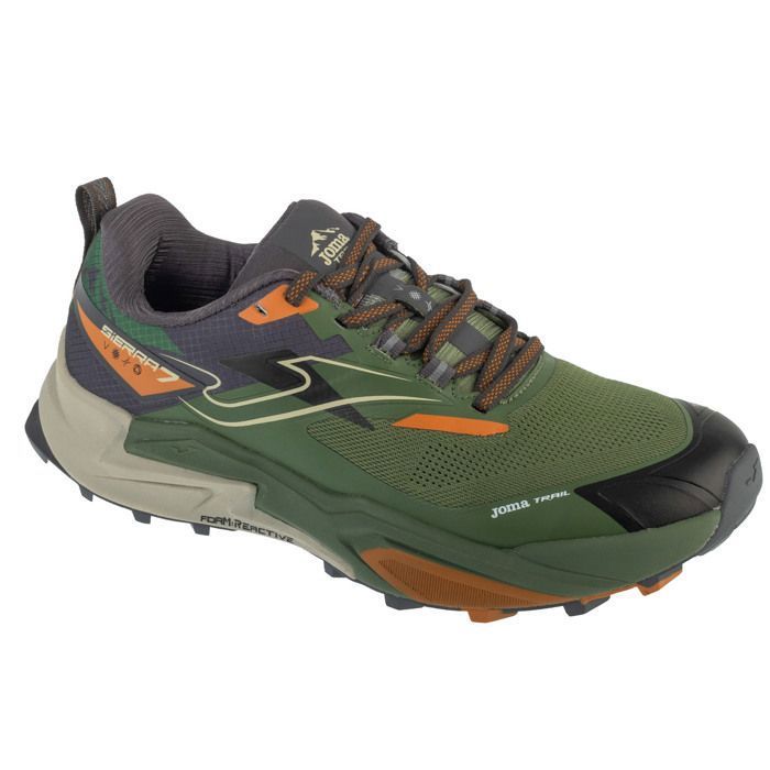 Chaussures de running - JOMA - Sierra Men 25 TKSIEW - Vert - Tissu - Amorti et adhérence