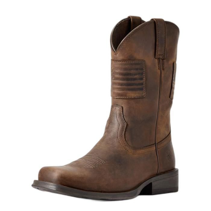Bottes western Ariat Rambler Patriot - distressed brown Bottes western Ariat Rambler Patriot - distressed brown