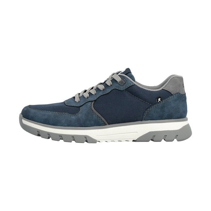 Rieker Baskets - RIEKER - Morelia - Bleu - Lacets/Zip - Confort exceptionnel