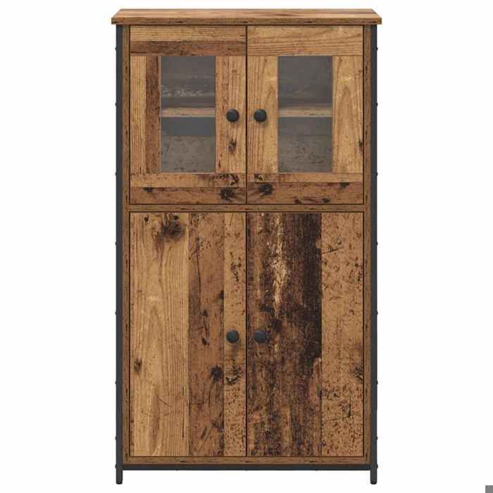 NEUF hautArmoire polyvalente éléganteBuffet Enfilade Armoire Bois Ancien 62 x 32 x 1065cm Bois dingénierie FR00_86099863062