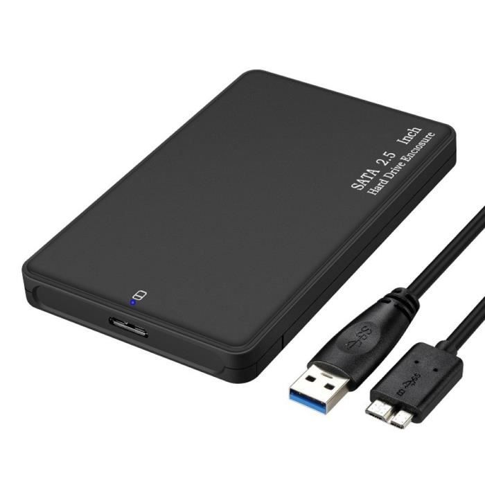 ordinateur portable et Mac Disque dur externe externe 1 To 2 To 2 To HDD USB 3.0 compatible avec PC 2 To-B Silver 