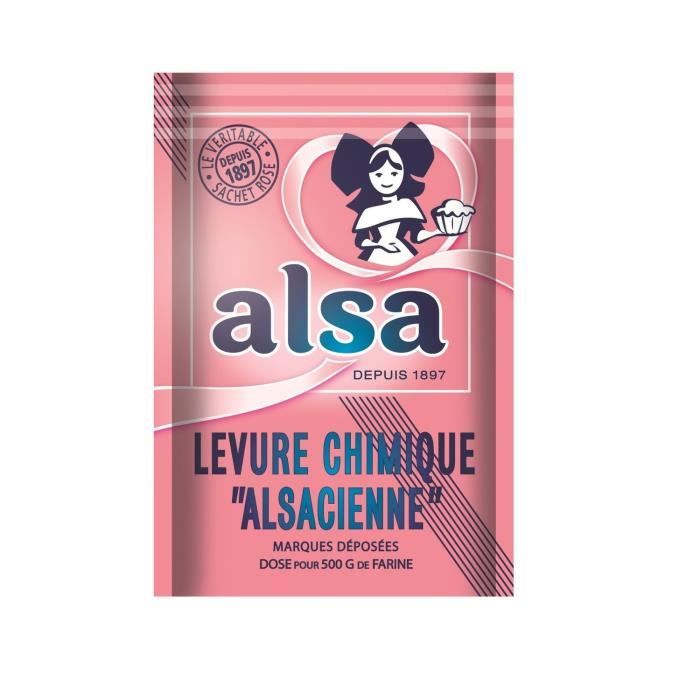Levure chimique alsacienne ALSA 8 sachets de 11 g Cdiscount Au quotidien