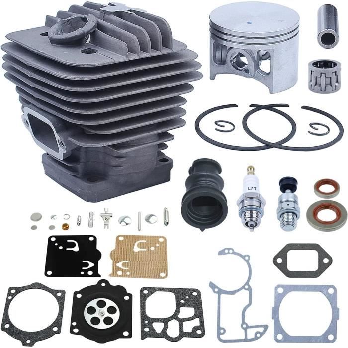 Kit De Réparation Piston-cylindre 60 Mm Pour Tronçonneuse Partner 3120K K1250 - Référence 506294271 - Comprend Piston, Cylindre, Bougie, Roulement, Soupape