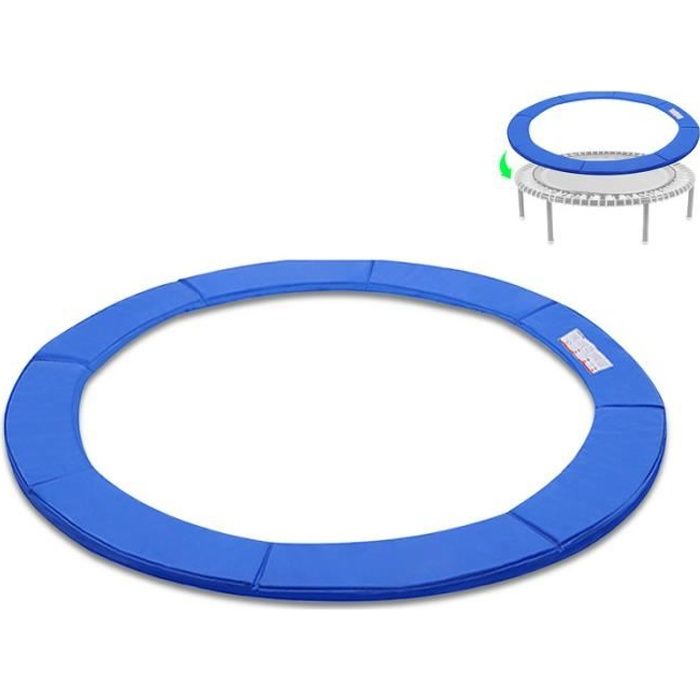 Coussin De Protection Pour Trampoline – Remplacement 183/244/305 Cm, Résistant UV Et Intempéries, Anti-déchirure, PVC+PE, Facile à Installer