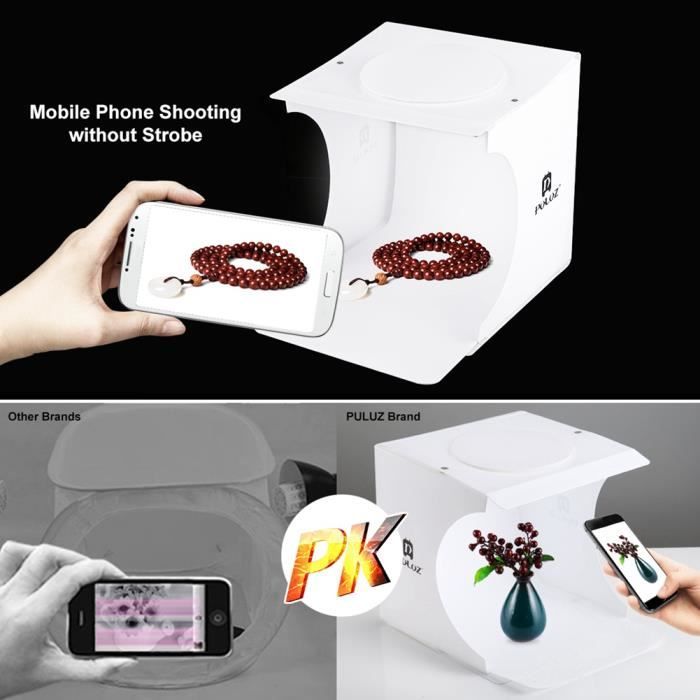 Fond Portable Pliant Lightbox Photographie Studio Softbox Lumière Boîte Mou Kit Tente pour Caméra Photo 6 arrière-plans de couleur